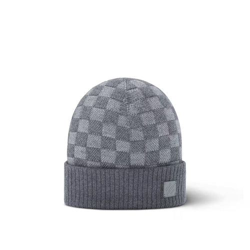 "VL" Beanie Grau