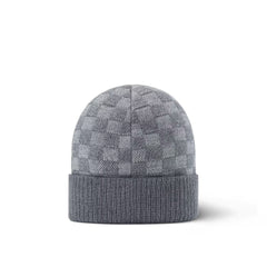 "VL" Beanie Grau